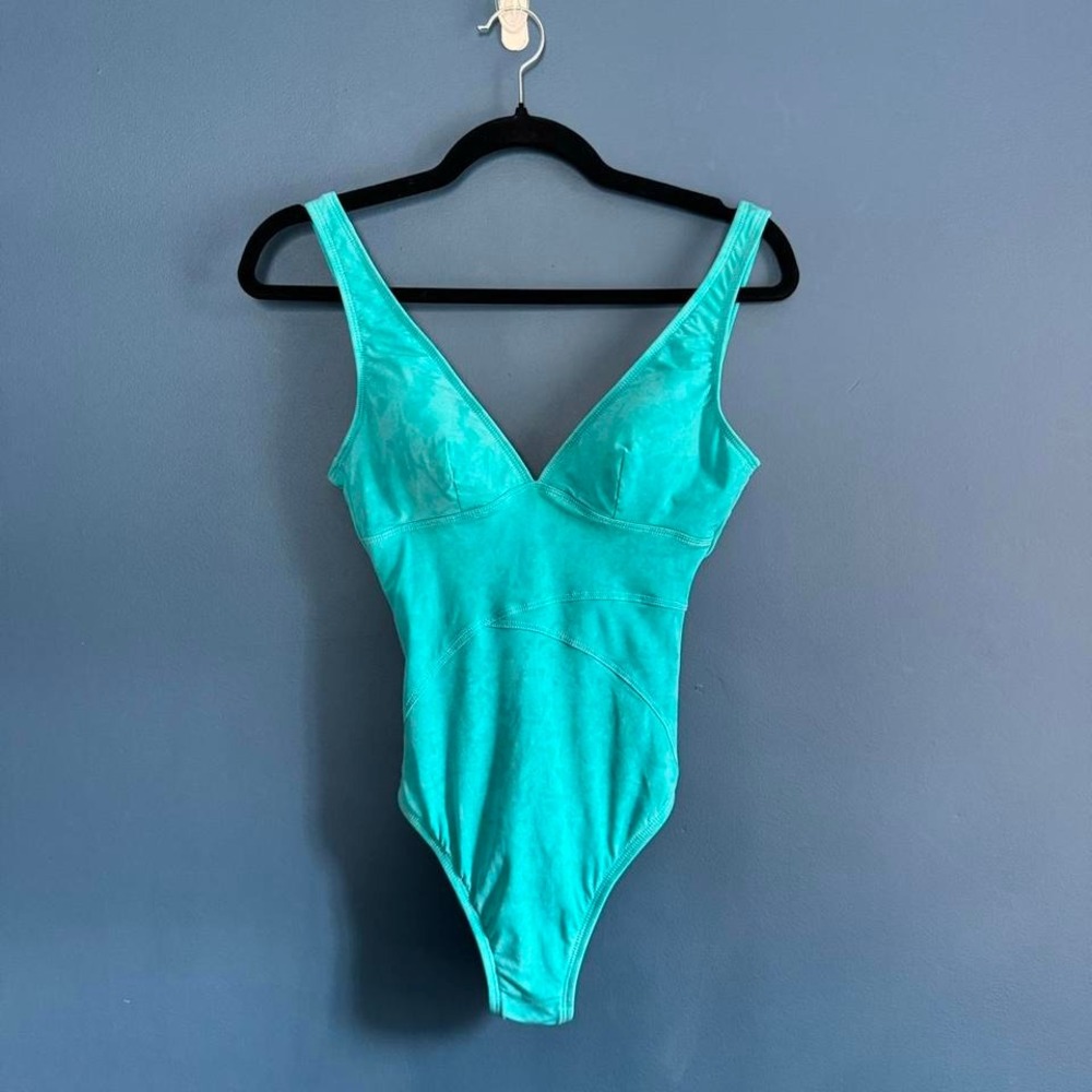 Vintage MagicSuit Swimsuit Women's Size 8 One Piece Turquoise Retro Summer Vacay